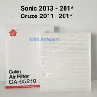 ราคา กรองแอร์ Chevrolet Sonic Cruze โซนิค ครู๊ซ CA 65210 (1769950953)