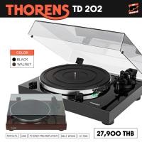 ราคา เครื่องเล่นแผ่นเสียง Thorens TD 202 (Color Black, Walnut)(Turntable) (24772307850)