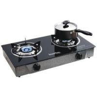 ราคา IMARFLEX เตาแก๊สหัวคู่หน้ากระจก หัวเตาสแตนเลส รุ่น IG-426 (1879667490)