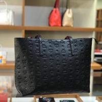 ราคา MCM หนังแท้ สีดำ สะพายข้าง (1915795497)