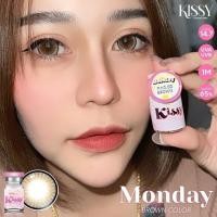 ราคา คอนแทคเลนส์ ขนาดบิ๊กอายโตมาก Monday (Kissylens) สี : Brown / Gray / ตาโตสวยสุดๆ (26785220463)