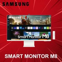 ราคา จอมอนิเตอร์ 32" SAMSUNG SMART MONITOR M8 LS32BM801UEXXT VA 4K USB-C HDR ประกันศูนย์ 3 ปี (11595872149)