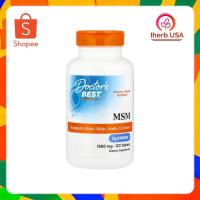 ราคา Doctor's Best, MSM with OptiMSM®, 1,500 mg, 120 Tablets (43952824309)