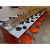 ราคา โต๊ะสายพาน 20ที่นั่ง แถมเก้าอี้+เตาไฟฟ้า+หม้อ แถมซอส+น้ำจิ้มร้านสุกี้หม่าล่ามูลค่า 20ม000บาท สุกี้สายพาน (22083028983)