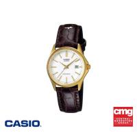ราคา CASIO นาฬิกาข้อมือ CASIO รุ่น LTP-1183Q-7ADF สายหนังแท้ สีน้ำตาล (3732722298)