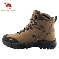 ราคา AMERICAN CAMEL รองเท้าหนังวัวระบายอากาศสำหรับผู้ชาย ใช้ได้ดีในการเดินป่าและปีนเขา (41568328093)