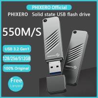 ราคา Phixero แบบพกพามินิ Solid State Disk USB 3.2 แฟลชไดรฟ์ Stick Pendrive 128GB 256GB 512GB หน่วยความจําที่เก็บปากกาไดร์เวอร์บนคีย์ 3.0 (23190696619)