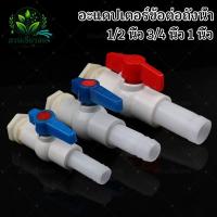 ราคา ชุดขั้วต่อถังน้ำ 3 in 1 ข้อต่อถังน้ำเกลียวนอก 1/2 นิ้ว 3/4 นิ้ว 1 นิ้ว บอลวาล์ว ขั้วต่อตรงเกลียวนอก (28628654310)