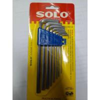 ราคา SOLO ประแจหกเหลี่ยมแบบยาวชุบซาตินชุดมิล SOLO รุ่น CR-V 905M (แพ็ก 8 ชิ้น) ขนาด 1.5-6.0 mm. (28582405018)