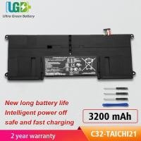 ราคา แบตเตอรี่ C32-TAICHI21เดิมสำหรับ Asus Ultrabook TAICHI21 TAICHI 21 C32-TAICHI21 CKSA332C1 11.1V 3200MAh 35Wh (22325361288)