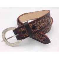 ราคา เข็มขัดหนังแท้ ดอกไม้ตอกมือ (303738622)