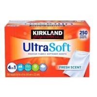 ราคา [ส่งด่วน] KIRKLAND SIGNATURE Kirkland Ultrasoft Premium Fabric Softener Sheets 16cm* 22 แผ่นอบผ้านุ่ม 250 แผ่น (44412338296)