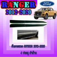 ราคา กันกระแทก ฟอร์ด เรนเจอร์ FORD Ranger 2012-2020 4ประตู ดำด้าน (8602438526)