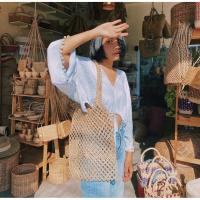 ราคา กระเป๋าเชือกป่าน กระเป๋าสานไปทะเล (6582092815)