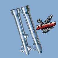 ราคา โช๊คหน้ากึ่งเงา โช๊คหน้า Wave125 R I S ดิสเบรค กระบอกโช๊คกึ่งเงา (27638271277)