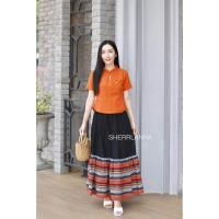 ราคา กระโปรงยาวผ้าฝ้ายแต่งลายผเาทอ กระโปรงผ้าฝ้ายแต่งลายกราฟฟิก กระโปรงลายชาวเขา กระโปรงพื้นเมือง เชียงใหม่ ล้านนา (18386605430)