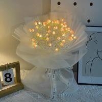 ราคา ทําเอง ทิวลิปดอกไม้วัสดุแสงถุงช่อสร้างสรรค์ที่ทําด้วยมือดอกไม้ประดิษฐ์ของขวัญซัพพลาย (25737402606)