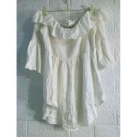 ราคา เสื้อปาดไหล่สีขาวครีม jaspal (20395783878)