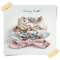 ราคา Tommy Crafts ผ้าคาดผมโบว์ผ้าคอตตอนทวิล ลายดอกไม้หวานน่ารัก print cotton twill Hairband (10623560460)