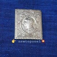 ราคา เหรียญแสตมป์รัชกาลที่ ๕ หลังสมเด็จโต# วัดซอยสามัคคี(ธรรมสุขใจ๓๖)# เนื้อกะไหล่ทอง (11907467999)