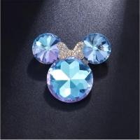 ราคา Mickey Mouse Blue Crystal Premium Pin เข็มกลัด Biru เกาหลี Kerongsang 精 老 Crystal Laya 紫蓝色 老人 (43464897332)