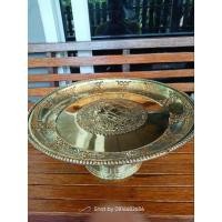 ราคา พานโตกเนื้อทองเหลืองลาย 12 นักษัตรขนาด 16 นิ้ว (18946266866)