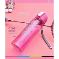 ราคา ขวดน้ำ/กระบอกน้ำ/ขวดน้ำดื่มพกพา/ Cille /550 ml./ขนาดกระทัดรัด/ดื่มง่าย/สีชมพูสดใส (4559820937)