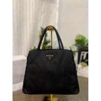 ราคา Prada Nylon Tote Handbag in Black Color (24886845269)