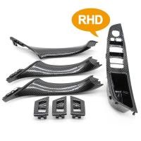 ราคา Rhd มือจับประตูรถยนต์ คาร์บอนไฟเบอร์ สําหรับ BMW 5 Series F10 F11 520i 523i 525i 528i 530i 535i 7 ชิ้น (20178350300)