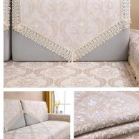 ราคา ผ้าคลุมโซฟาสามเหลี่ยมพร้อมผ้าพันคอ ป้องกันเลื่อน ลายNAV เหมาะสำหรับโซฟามากมาย (43668904606)