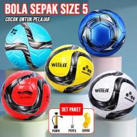 ราคา ลูกฟุตบอลขนาด 5 / ลูกฟุตบอล / ลูกฟุตบอล PU MATERIAL DRUM BALL พร้อมปั๊ม BONUS, วาล์ว & NET (44214702447)