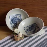 ราคา จานใส่ขนมลายคุณปลาบู่ (6837912601)