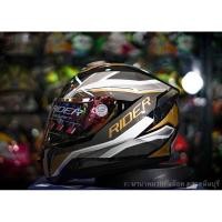 ราคา หมวกกันน็อค Rider รุ่น Vortex ลาย Strike Gold (13377079453)