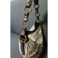 ราคา COACH Suede Fringe 9155 ซื้อ1แถม1​ (22525568137)