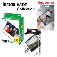 ราคา FujiFilm Instax Wide Film Instant White / Brushed Metallics Photos สําหรับกล้อง Fuji Wide 300 400 EVO (42808019641)