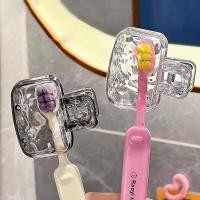 ราคา อุปกรณ์จัดระเบียบแปรงสีฟันแบบพกพาคลิปที่เก็บแปรงสีฟันที่ป้องกันแปรงสีฟันแบบพกพาครอบคลุมคลิปหนีบขาย (29178385710)