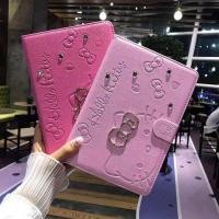 ราคา Sanrio Hello Kitty สําหรับ Ipad 9th Gen Generation สําหรับ Ipad 2/3/4/5/6/7/8th 9.7 10.2 ฝาครอบป้องกันสําหรับ Ipad Air 1/2/3 Mini 1/2/3/4/5 ฝาครอบการ์ตูน ฝาครอบแท็บเล็ต (40965682703)