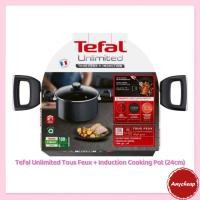 ราคา Tefal Unlimited Tous Feux + หม้อปรุงอาหารแบบเหนี่ยวนํา (24 ซม.) tefal (43056351260)