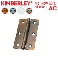 ราคา บานพับประตู หน้าต่าง เหล็กชุบรมดำ รุ่นไม่มีแหวน | KIMBERLEY | NO.910(AC)-3.5" (2314152126)