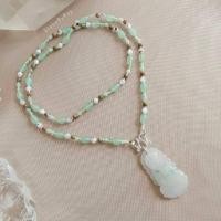 ราคา สร้อยคอเชือกถักหินรวม5ชนิดกับจี้เจ้าแม่กวนอิมหยก (42263963970)