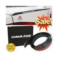 ราคา ตูดเป็ด สปอยเลอร์ คาร์บอนเคฟล่า SAMURAI Ducktail spoiler ลิ้นยาง ติดท้ายฝากระโปรง Carbon Black (มีสติ๊กเกอร์ SAMURAI ) (2413844733)