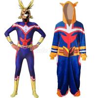 ราคา อะนิเมะ My Hero Academia All·Might คอสเพลย์ Pijama ผู้ใหญ่ผู้ชายผู้หญิง Onesize Flannel ชุดนอน Roupas Para Casa (42960900963)