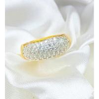 ราคา thaijy W61 แหวนแฟชั่น*** แหวนฟรีไซส์** แหวนทอง แหวนเพชร แหวนใบมะกอก แหวนทองชุบ แหวนทองสวย (22206607659)