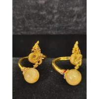 ราคา แหวนพญานาค พญานาคเรียกทรัพย์ และลูกแก้วไหมทอง เสริมดวง เสริมสิริมงคล ขนาดฟรีไซส์ (25974943779)