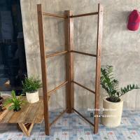 ราคา ราวตากผ้า ราวไม้สัก ราวไม้ตากผ้า (ทำจากไม้สักคุณภาพดี) (2929790139)