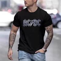 ราคา COD AC_DC Mens T-shirt Classic Rock Band Tshirt Top Mens Cotton 6KEW (44069794763)