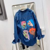 ราคา DENIM PAINT JACKET แจ็คเก็ตยีนส์ เพ้นท์ลายด้านหลัง**งานป้ายKOREA** (5485165939)