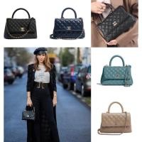 ราคา Chanel/Coco Handle/กระเป๋าถือ/กระเป๋าสะพาย/กระเป๋าโซ่/AS2215/แท้100% (25056689026)