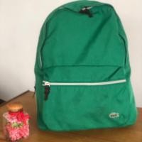 ราคา กระเป๋าเป้สะพายหลัง Lacoste (มือ2) ขยายทรงได้ ขนาด 19x12.5” (2167875379)