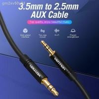 ราคา ↂ™(3.5 to 2.5mmนะครับ)Vention 3.5mm Male 2.5mm Aux Audio Cable for Car Smart Phone Speaker (11033692908)